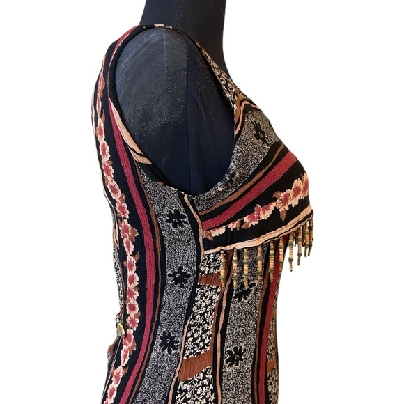 Vintage Timing Sleeveless Long Maxi Dress Medium - Picture 6 of 16